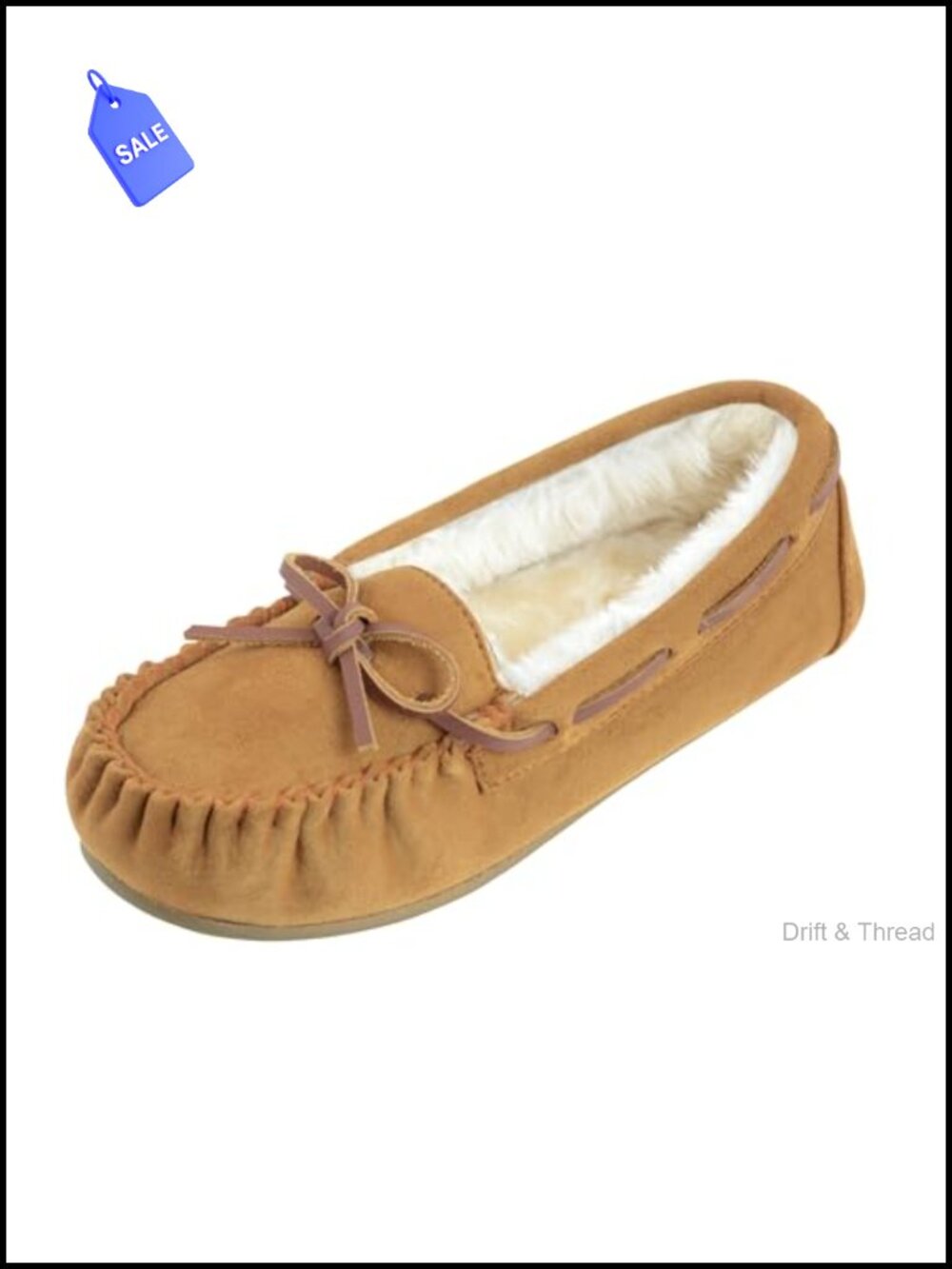 Handmade Mocc Microsuede Faux Fur Lining Indoor Outdoor